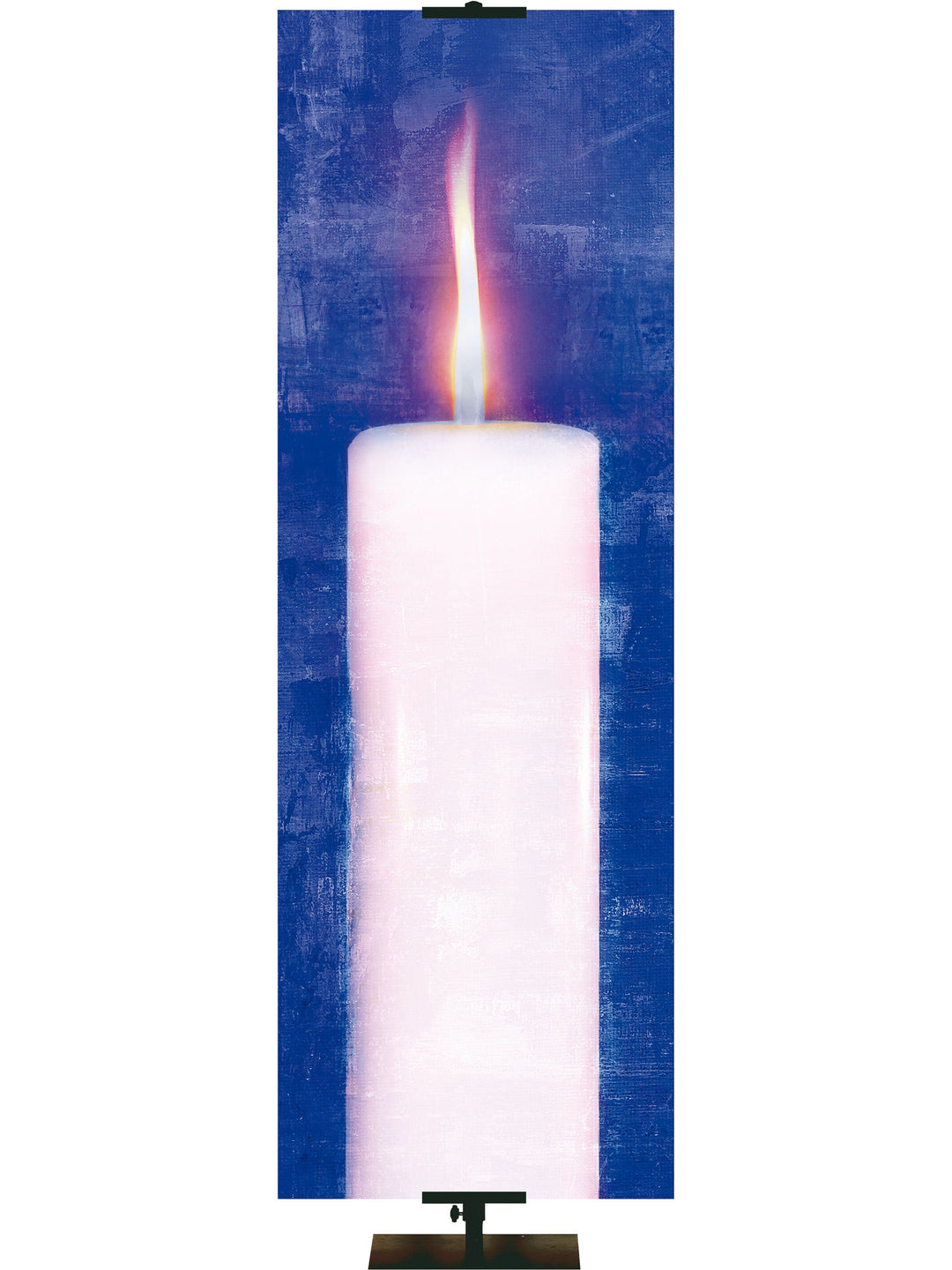 Vela de Adviento Artistry con pancarta personalizada de Cristo