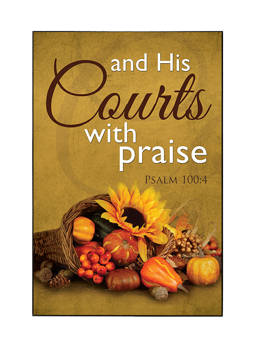 Framed Wall Art SEG Bountiful Harvest Courts with Praise