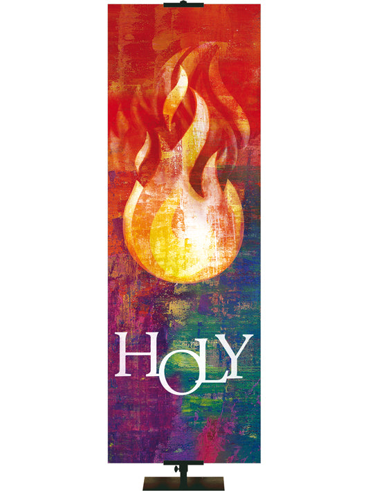 Brush Strokes of Faith Pentecost Flame - Holy