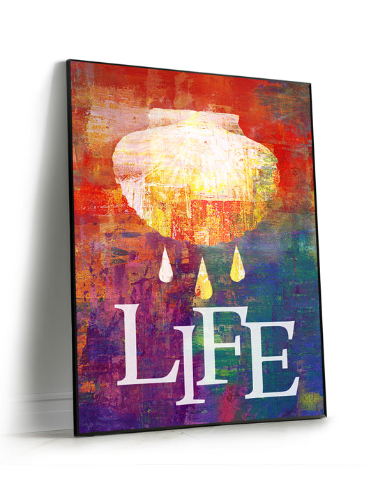 SEG Wall Art Brush Strokes of Faith Baptism and Life