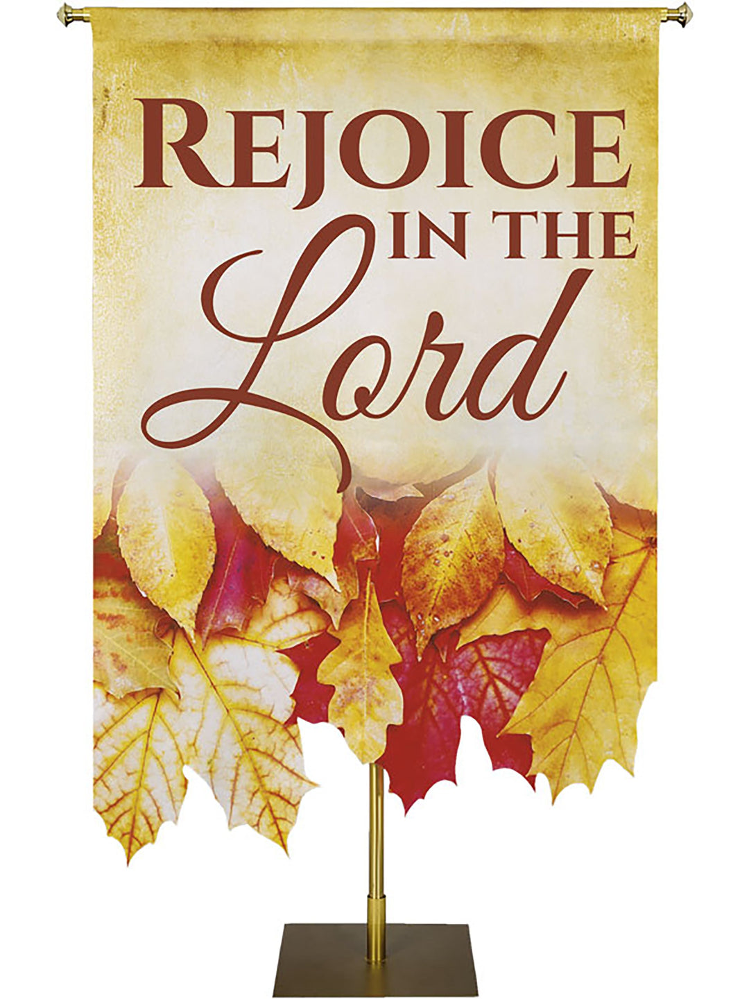 Autumn Contours Rejoice In The Lord Overstock Clearance Banner 3 ft x 5 ft