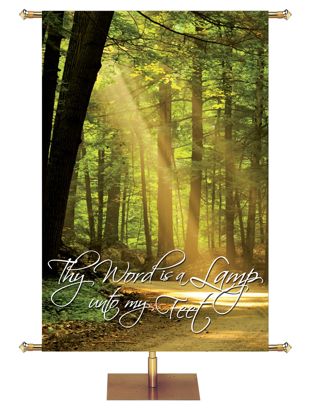 Creation Thy Word is a Lamp Overstock Clearance Banner 4X6