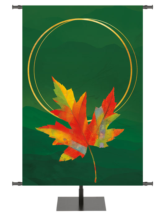 Banner personalizado Artistry of Autumn Damos gracias a su Santo Nombre