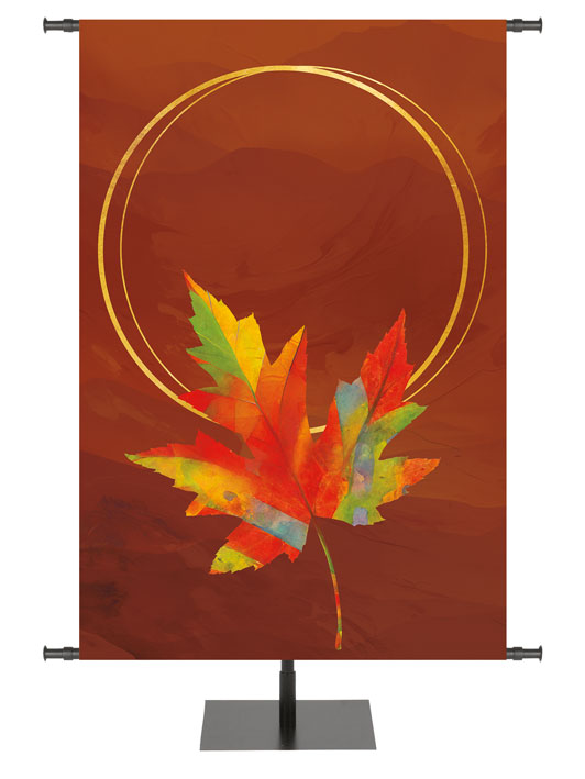 Custom Banner Artistry of Autumn Give Thanks To His Holy Name