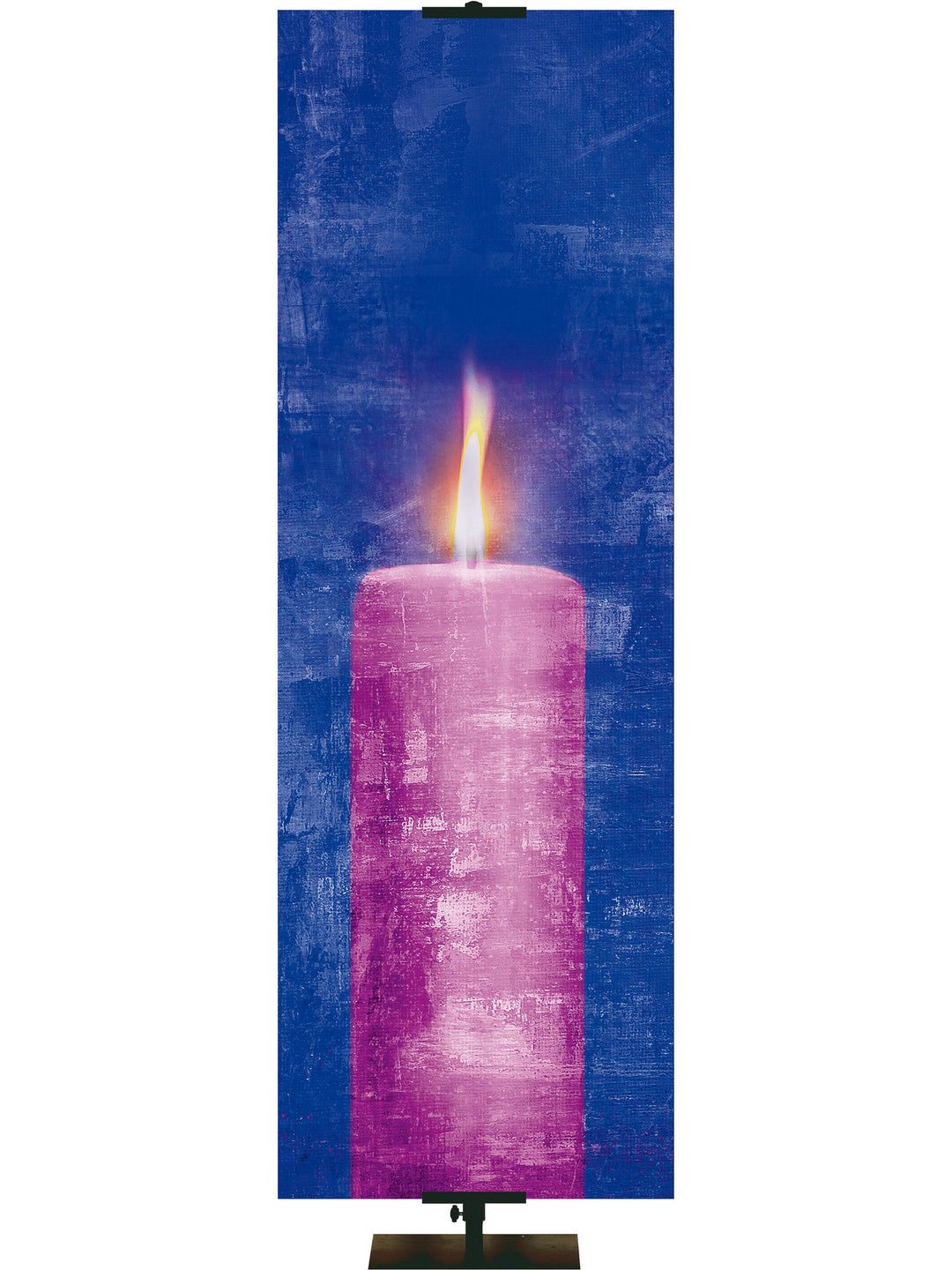 Custom Advent Artistry Candle Banner in 5 Color Options - Custom Advent Banners - PraiseBanners