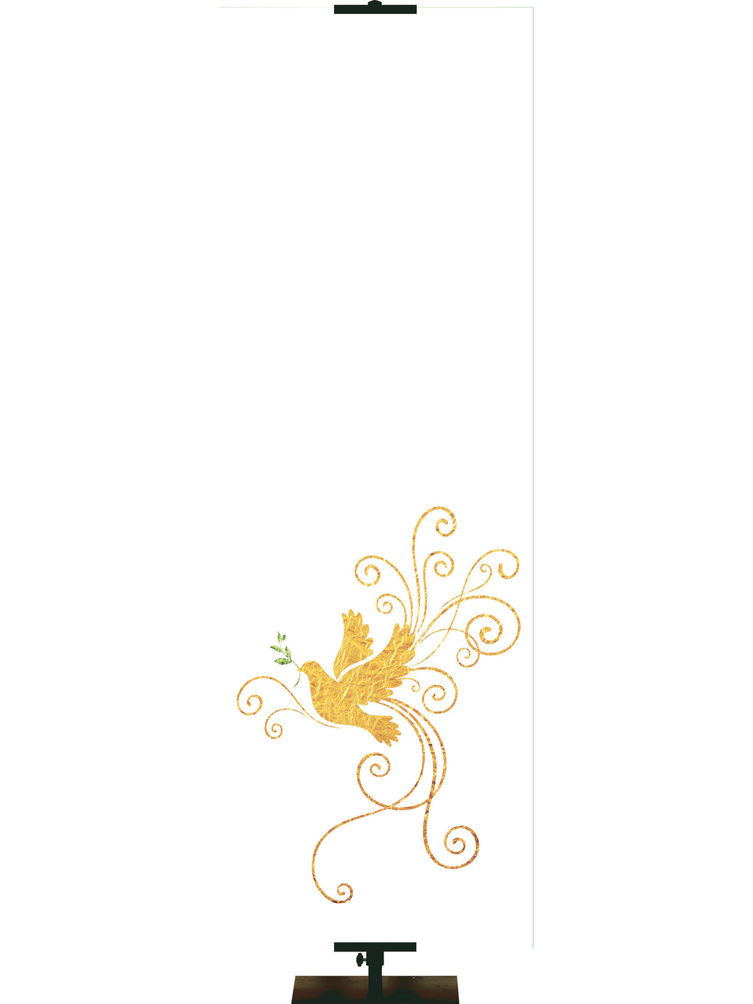 Custom Banner Christmas Foil Dove - Right