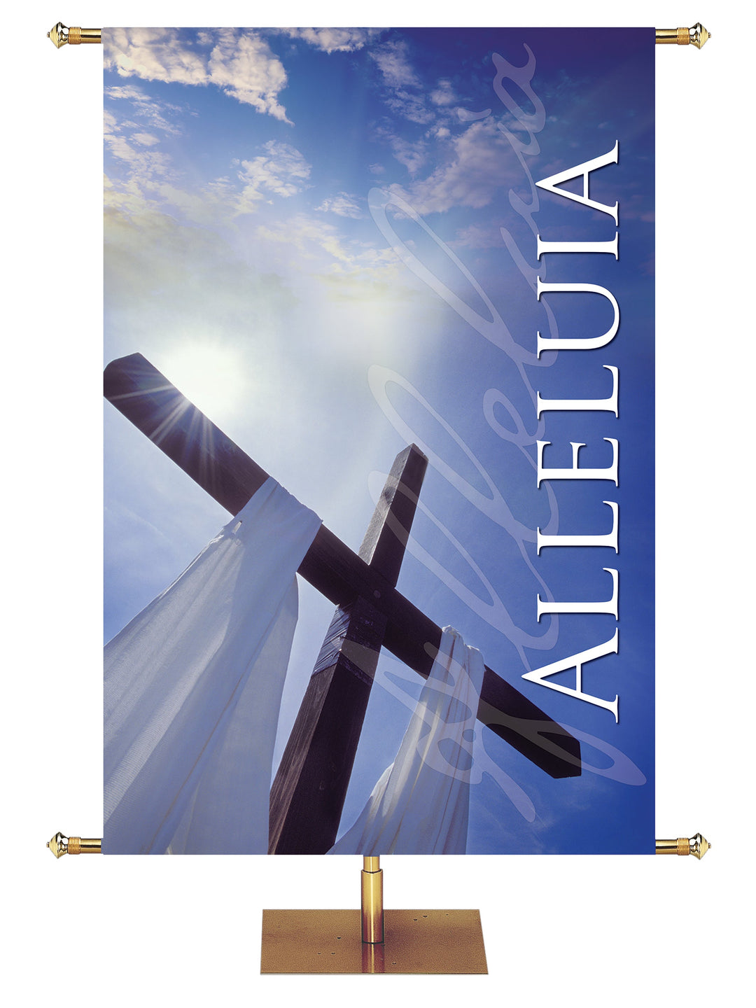 Colors of Easter Alleluia Overstock Clearance Banner 3x5 