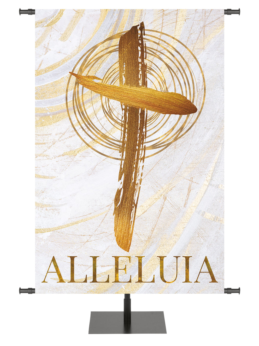 Overstock Echoes of Easter Alleluia Clearance Banner 4X6