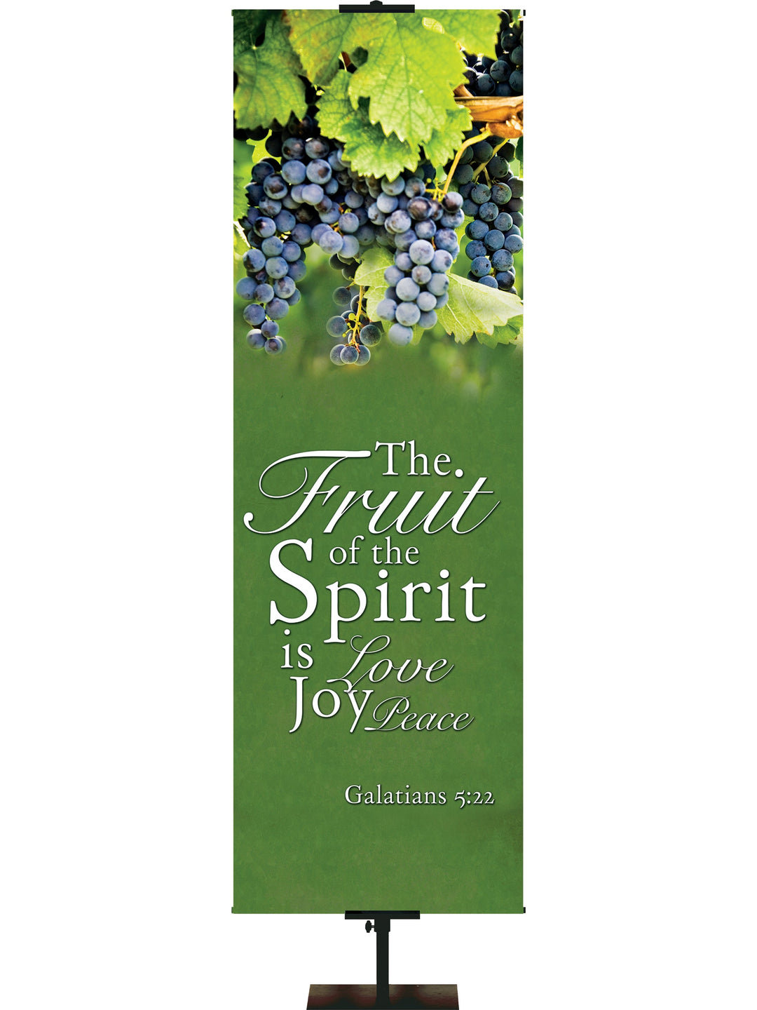 The Fruit of the Spirit Love, Joy, Peace Overstock Clearance Banner 18 in x 5 ft