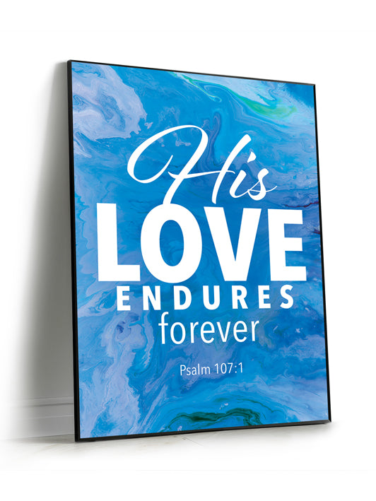 SEG Wall Art Gospel Impressions His Love Endures