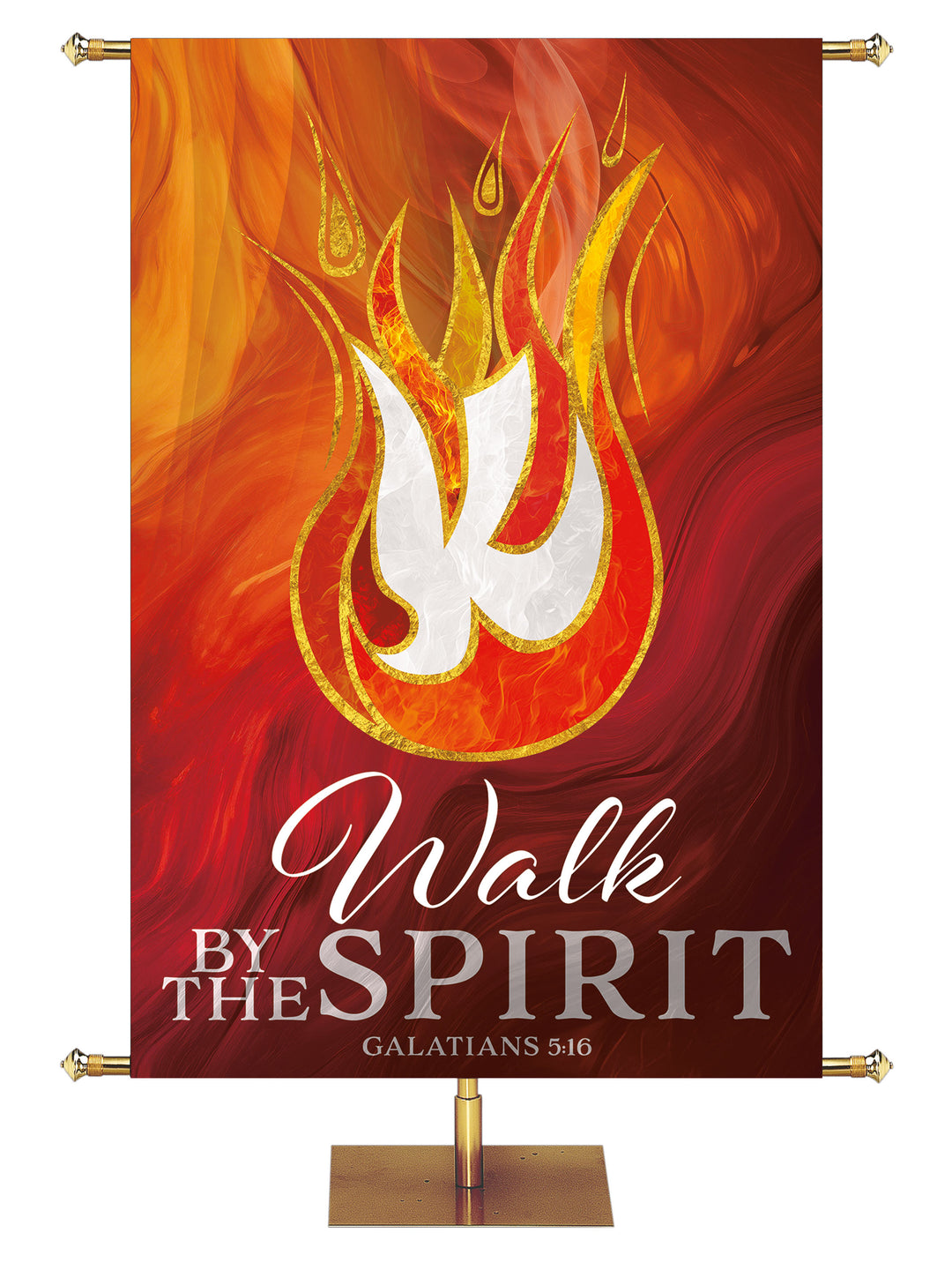 Invite the Spirit Walk By The Spirit Overstock Clearance Banner 5 ft x 7 ft