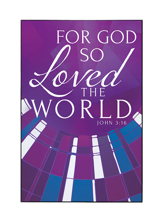 Framed Wall Art SEG Streaming Light For God So Loved The World