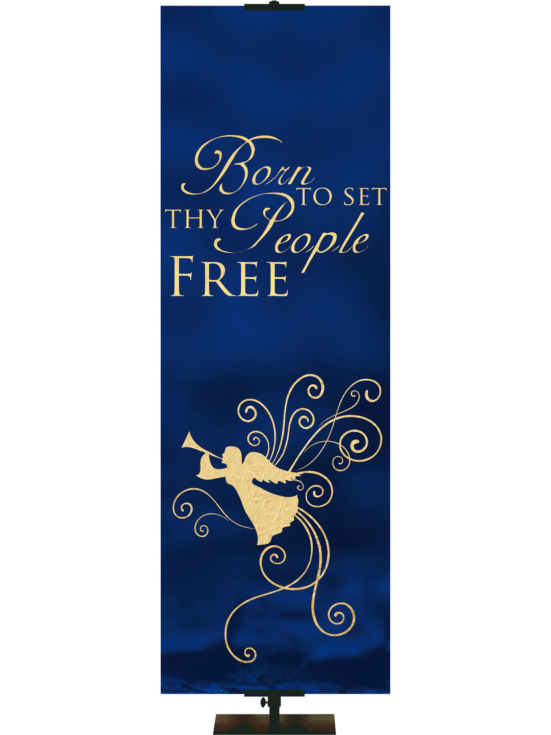 Advent Foil Born To Set Thy People Free - Advent Banners - PraiseBanners