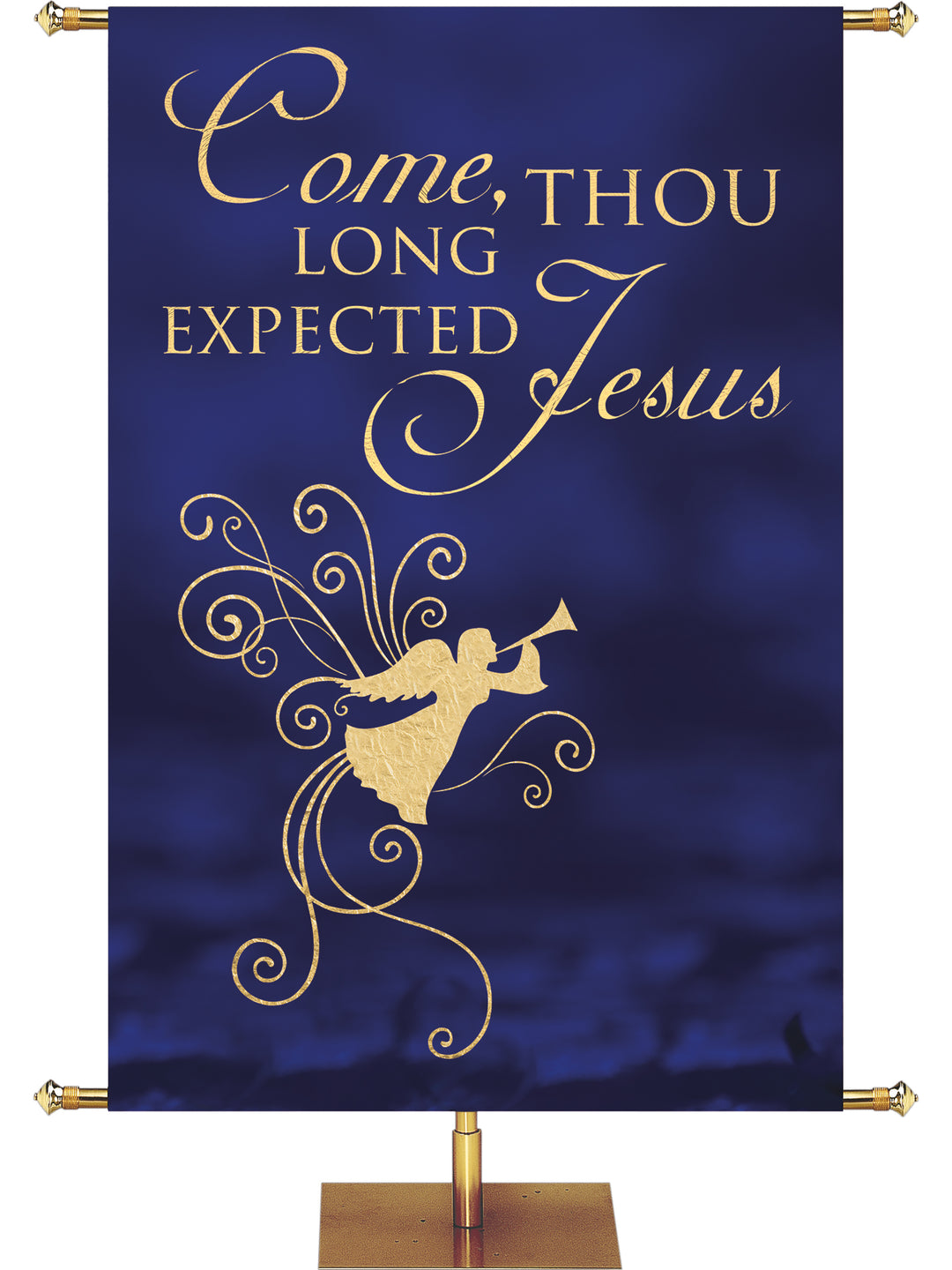 Come Jesus Advent Foil Banner