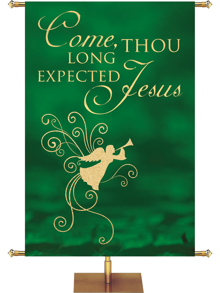 Advent Foil Come Jesus - Advent Banners - PraiseBanners