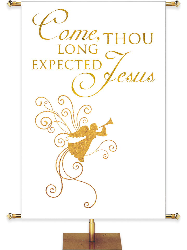 Advent Foil Come Jesus - Advent Banners - PraiseBanners