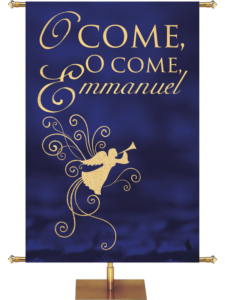 Advent Foil O Come, O Come Emmanuel - Advent Banners - PraiseBanners