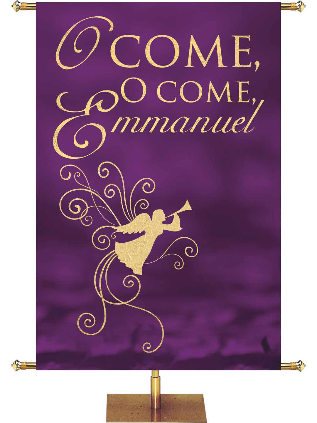 Advent Foil Hope, Peace, Love, Joy - Advent Banners - PraiseBanners