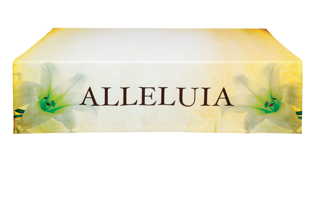 Easter Altar Runner Cloth Lily Design