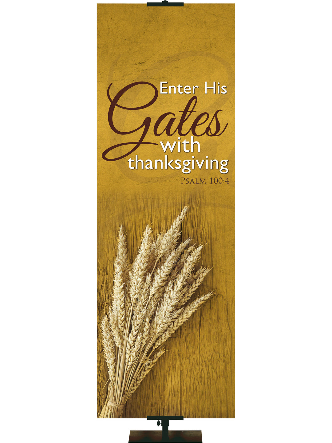 Bountiful Harvest Enter His Gates - Fall- PraiseBanners