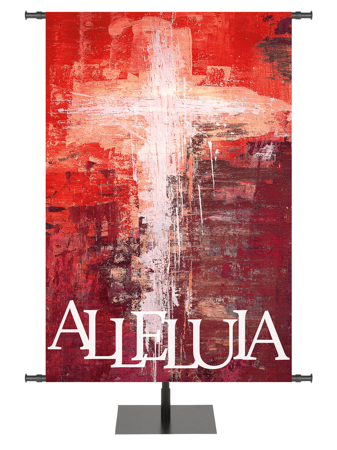 Brush Strokes of Easter Alleluia - Easter Banners - PraiseBanners