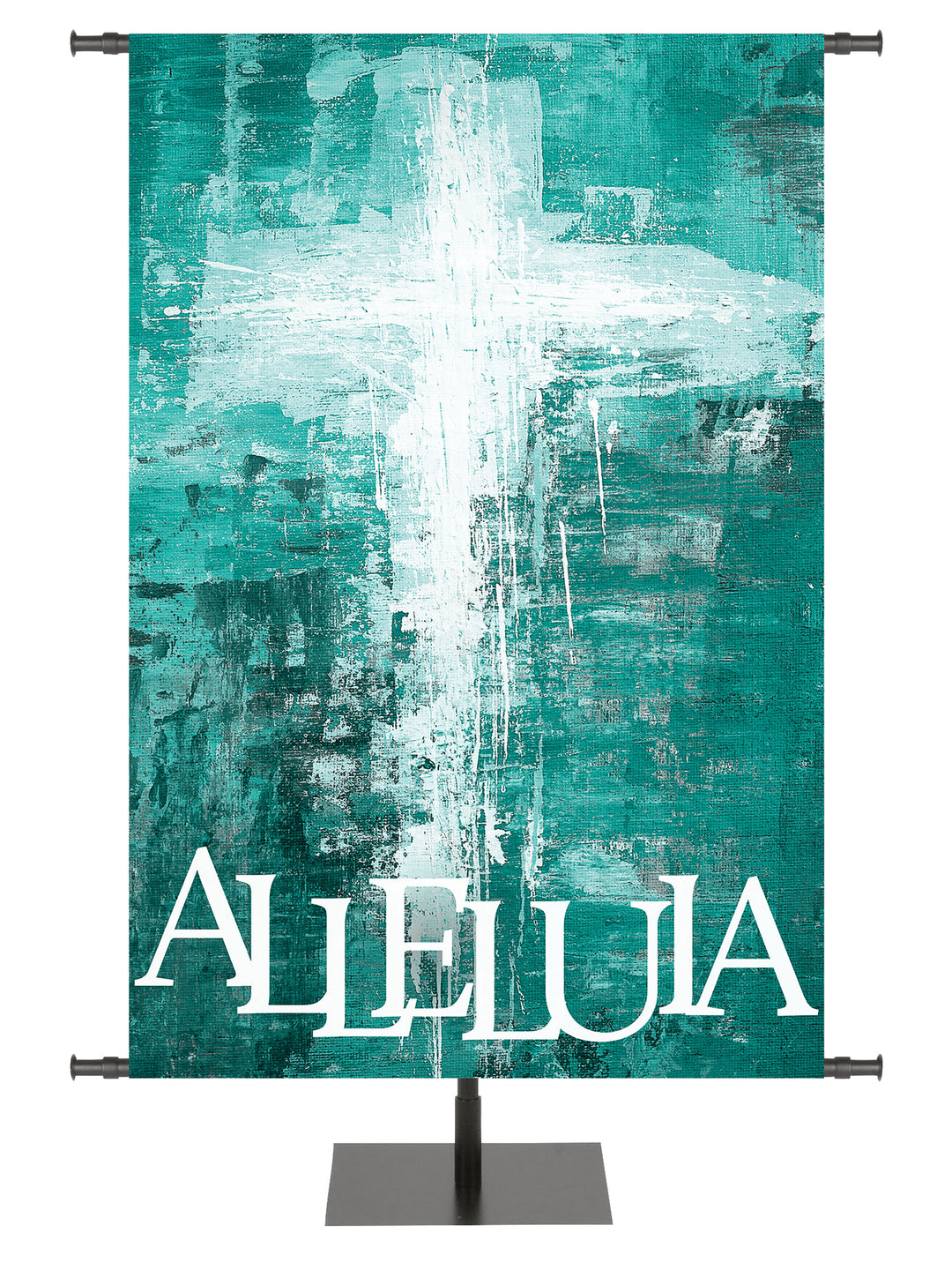 Brush Strokes of Easter Alleluia - Easter Banners - PraiseBanners