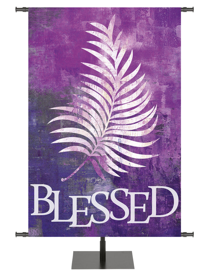 Brush Strokes of Easter Blessed - Easter Banners - PraiseBanners