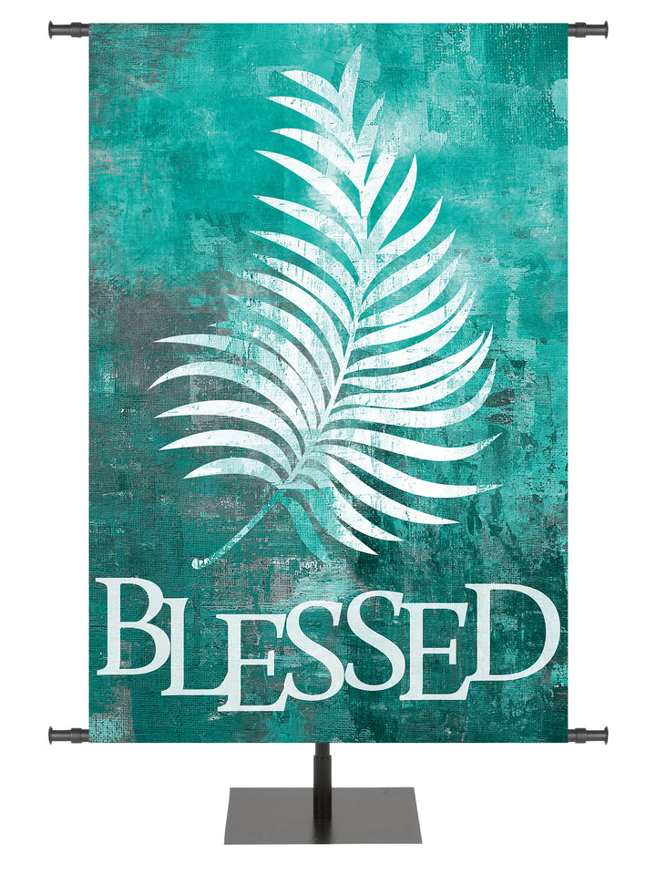 Brush Strokes of Easter Blessed - Easter Banners - PraiseBanners