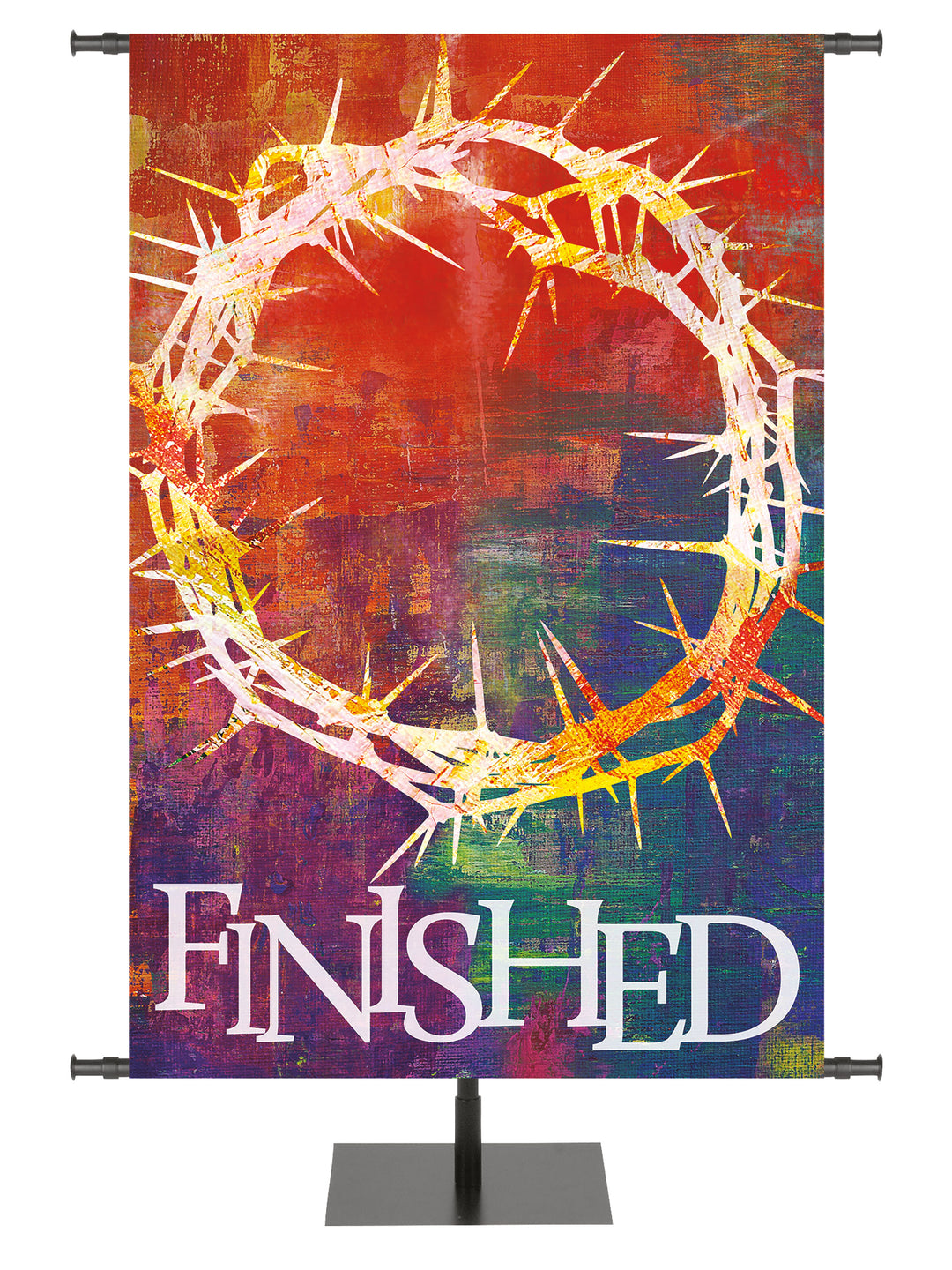 Brush Strokes of Easter Finished - Easter Banners - PraiseBanners