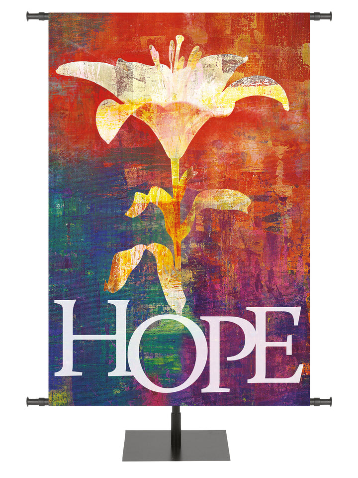 Brush Strokes of Easter Hope - Easter Banners - PraiseBanners