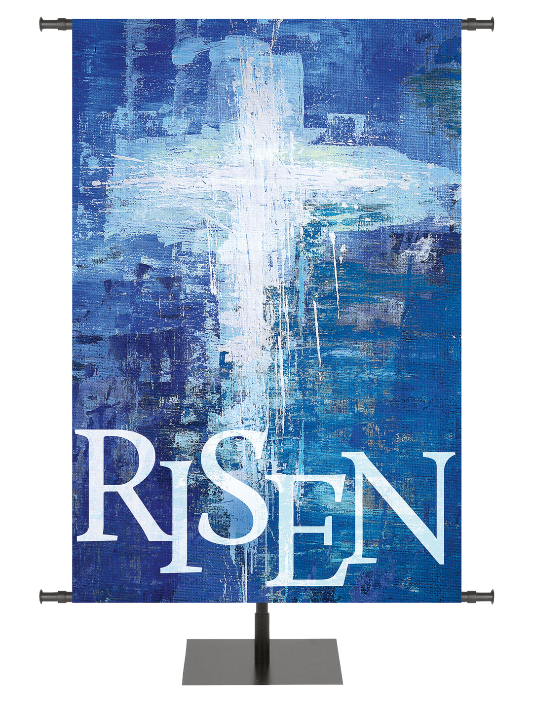 Brush Strokes of Easter Risen - Easter Banners - PraiseBanners