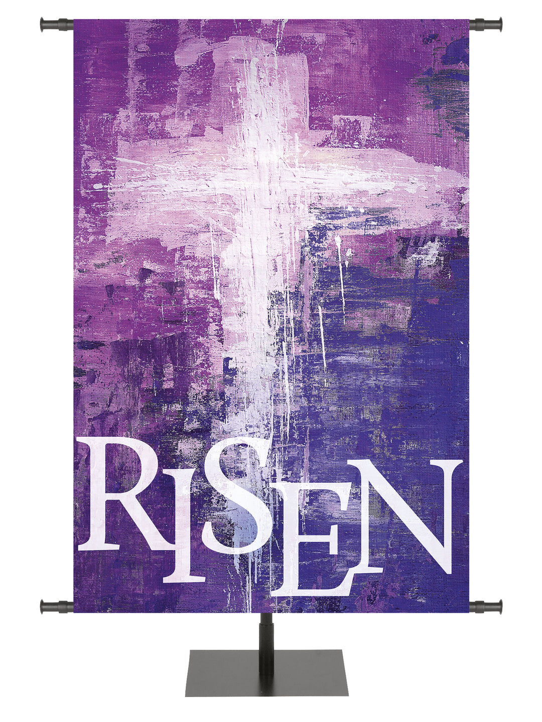 Brush Strokes of Easter Risen - Easter Banners - PraiseBanners