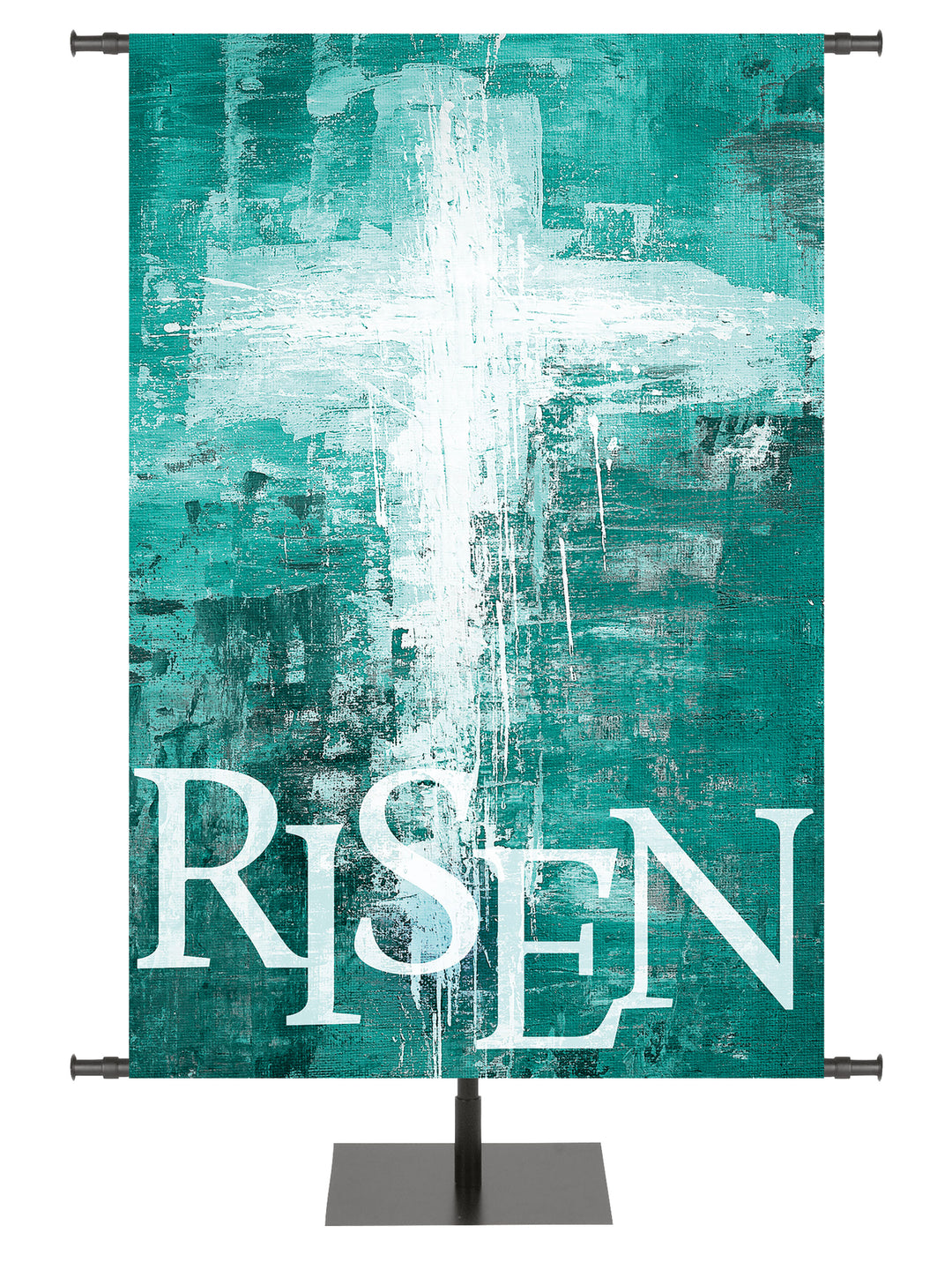 Brush Strokes of Easter Risen - Easter Banners - PraiseBanners