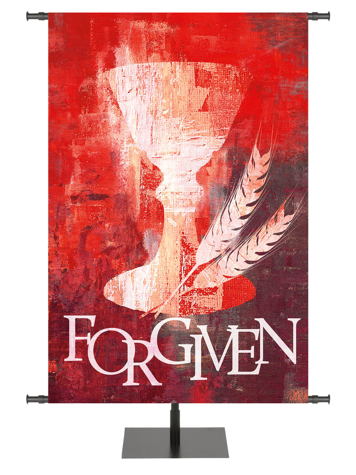 Brush Strokes of Faith Communion and Forgiven - Year Round Banners - PraiseBanners