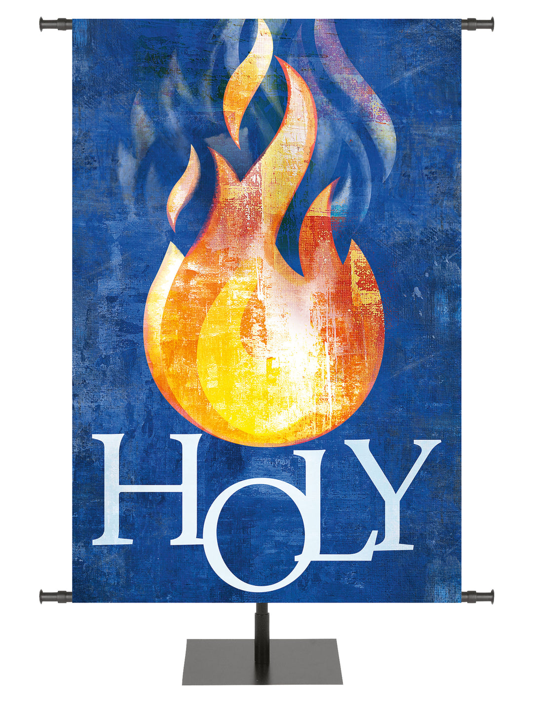 Brush Strokes of Faith Pentecost Flame - Holy - Year Round Banners - PraiseBanners