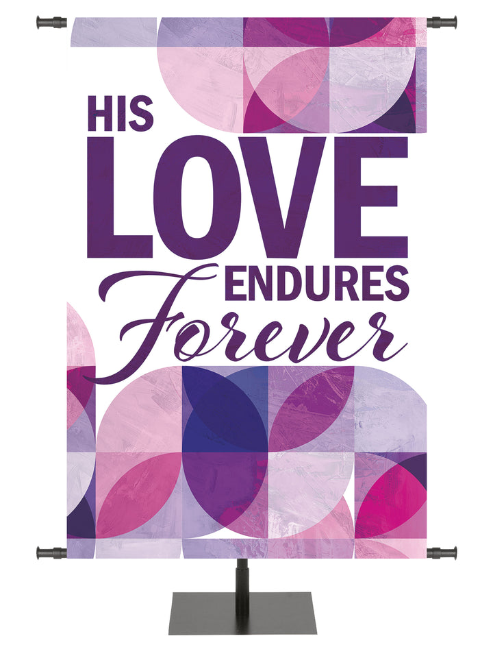 Circle of His Truth His Love Endures Forever - Year Round Banners - PraiseBanners