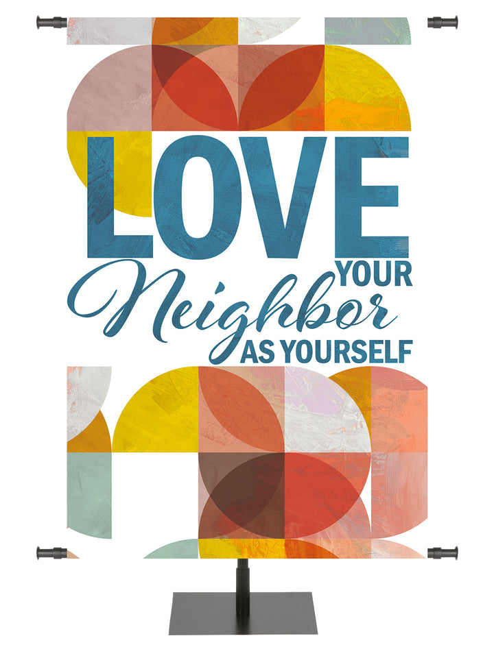 Circle of His Truth Love Your Neighbor - Year Round Banners - PraiseBanners