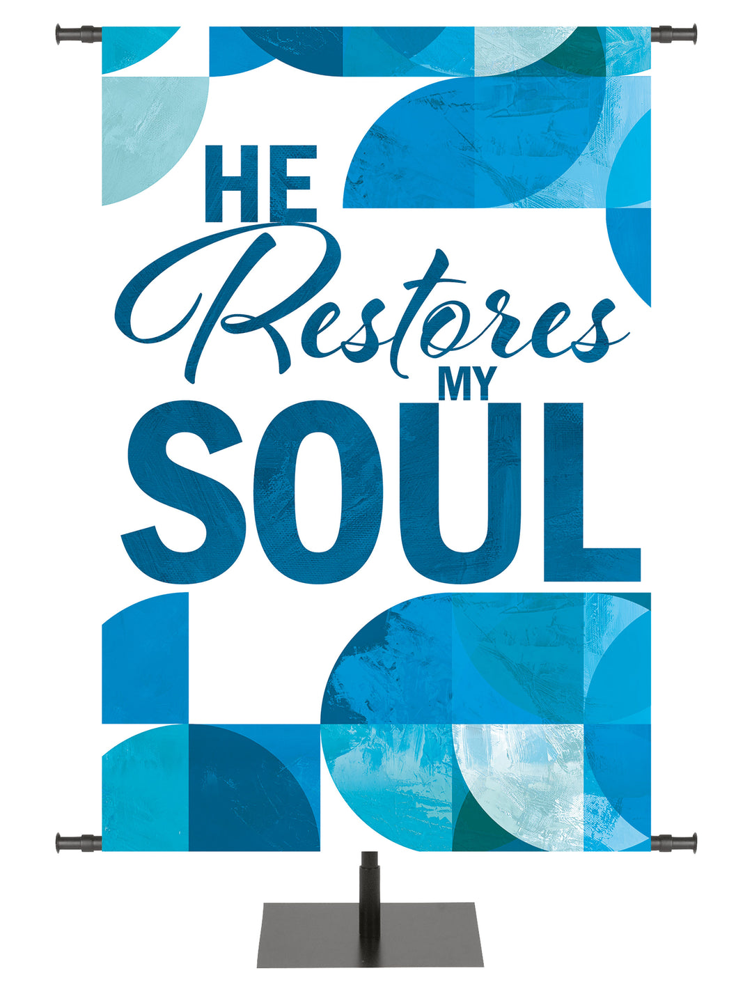 Circle of His Truth He Restores My Soul - Year Round Banners - PraiseBanners