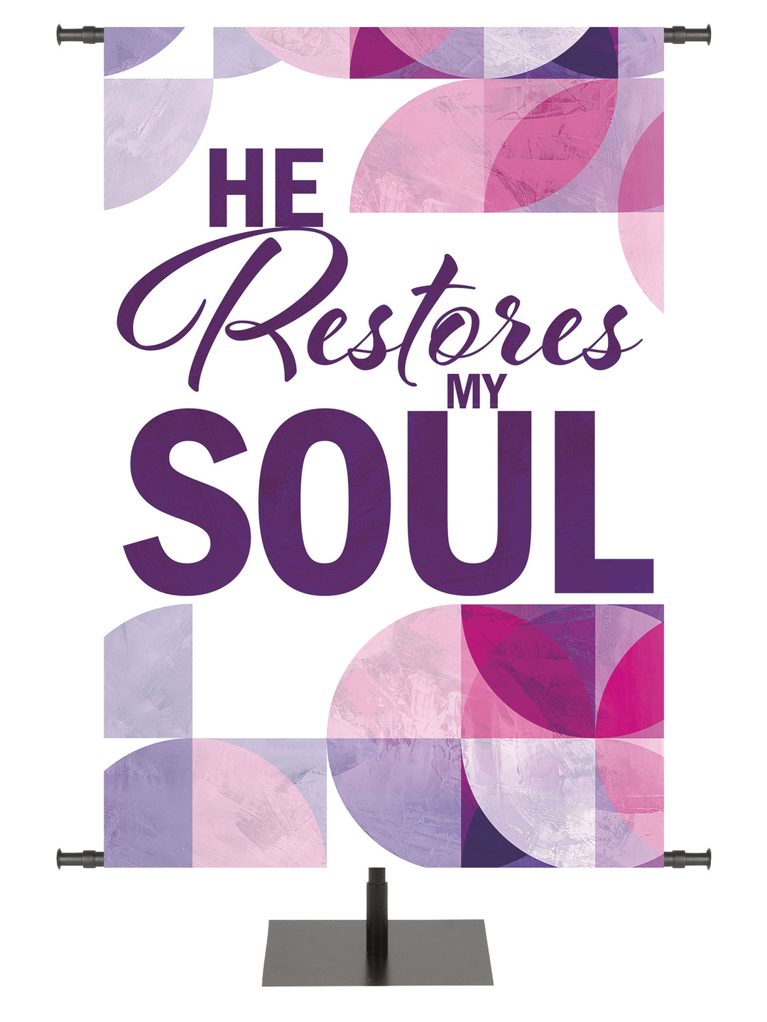 Circle of His Truth He Restores My Soul - Year Round Banners - PraiseBanners