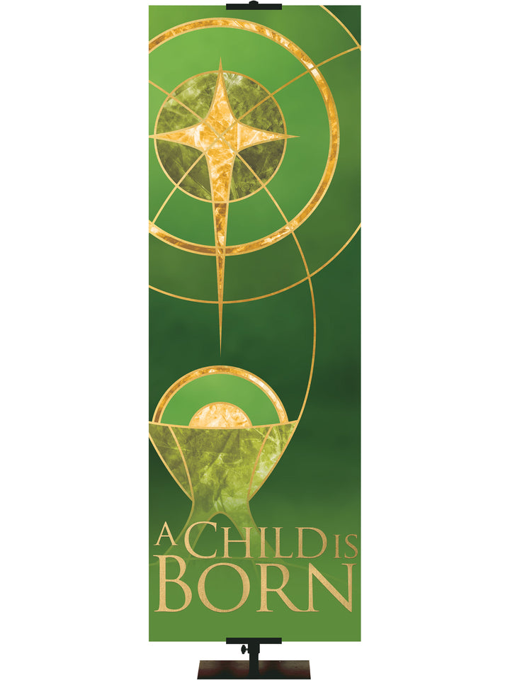 Christmas Liturgy A Child is Born - Christmas Banners - PraiseBanners