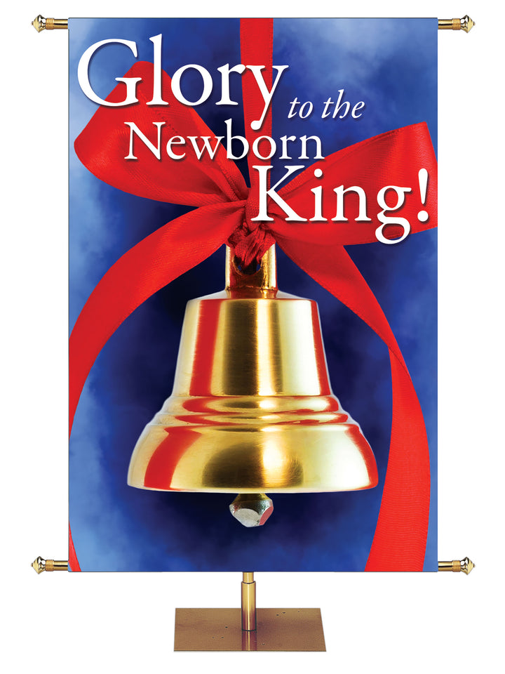 Christmas Creation Glory to the Newborn King - Christmas Banners - PraiseBanners