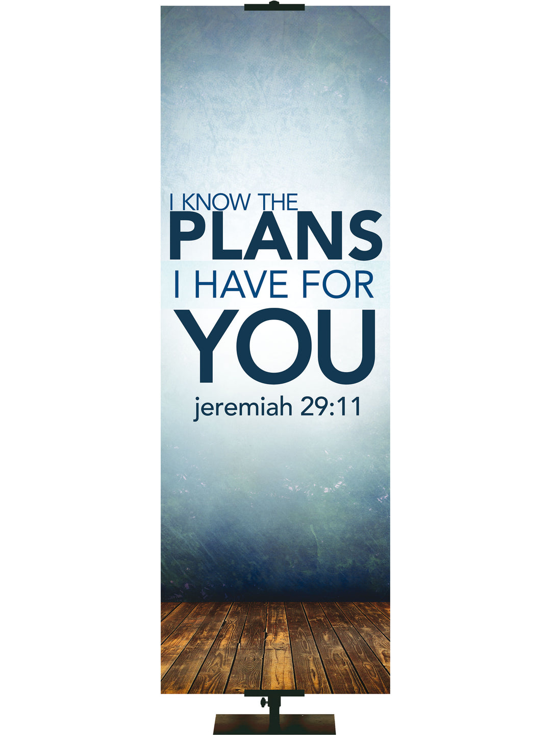 Contemporary Scriptures I Know the Plans - Year Round Banners - PraiseBanners