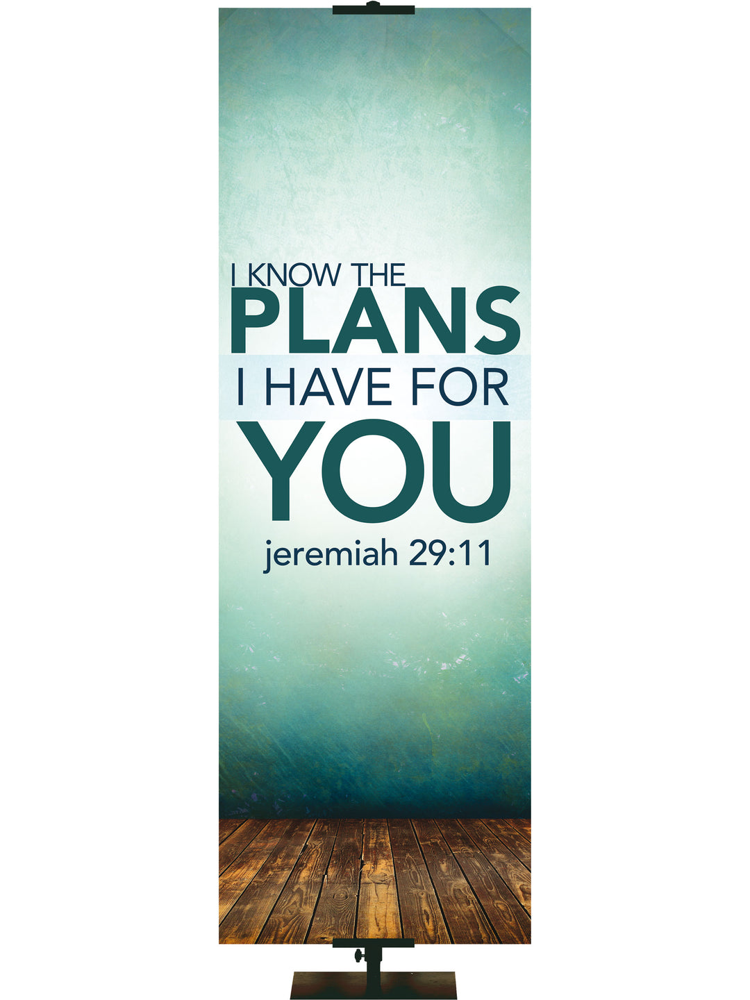 Contemporary Scriptures I Know the Plans - Year Round Banners - PraiseBanners