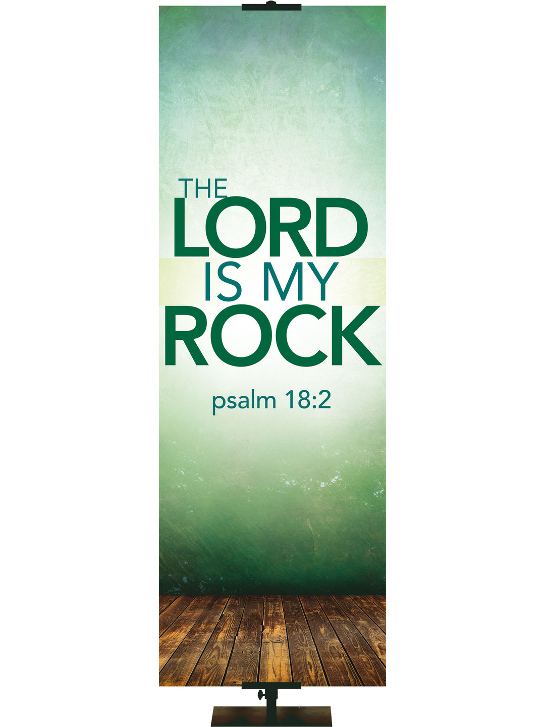 Contemporary Scriptures The Lord is My Rock - Year Round Banners - PraiseBanners