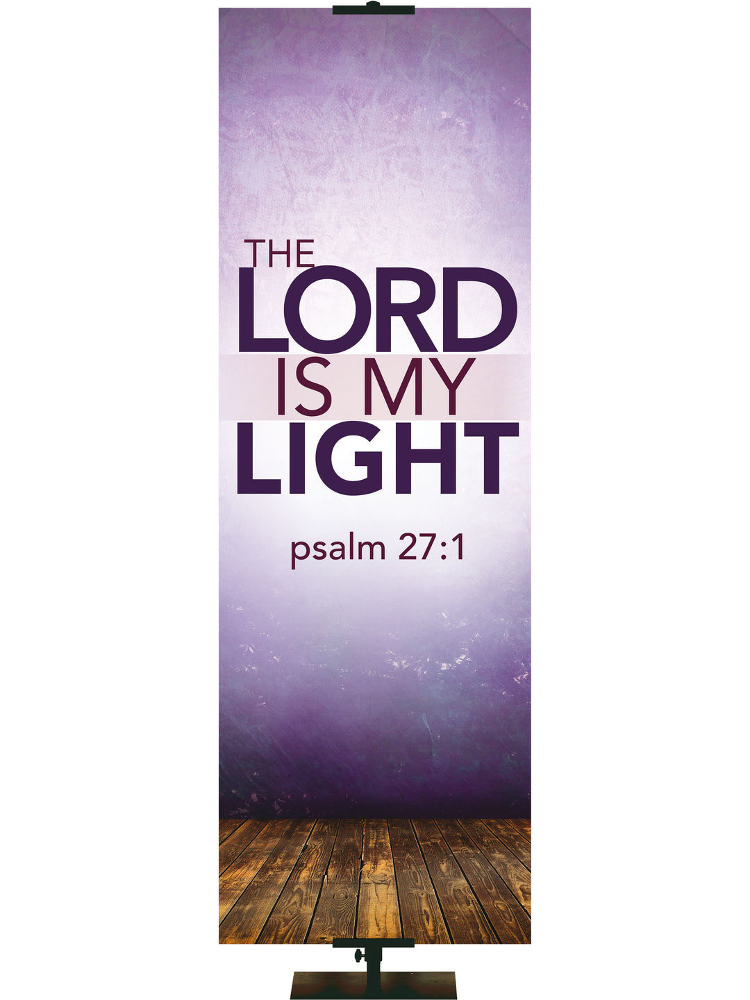 Contemporary Scriptures The Lord is My Light - Year Round Banners - PraiseBanners