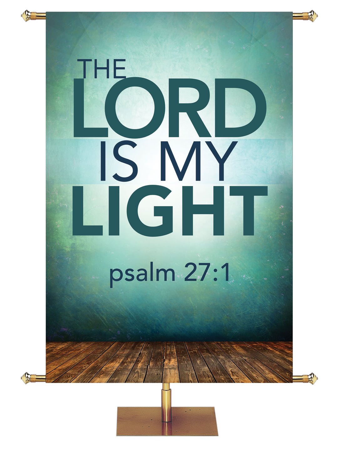 Contemporary Scriptures The Lord is My Light - Year Round Banners - PraiseBanners