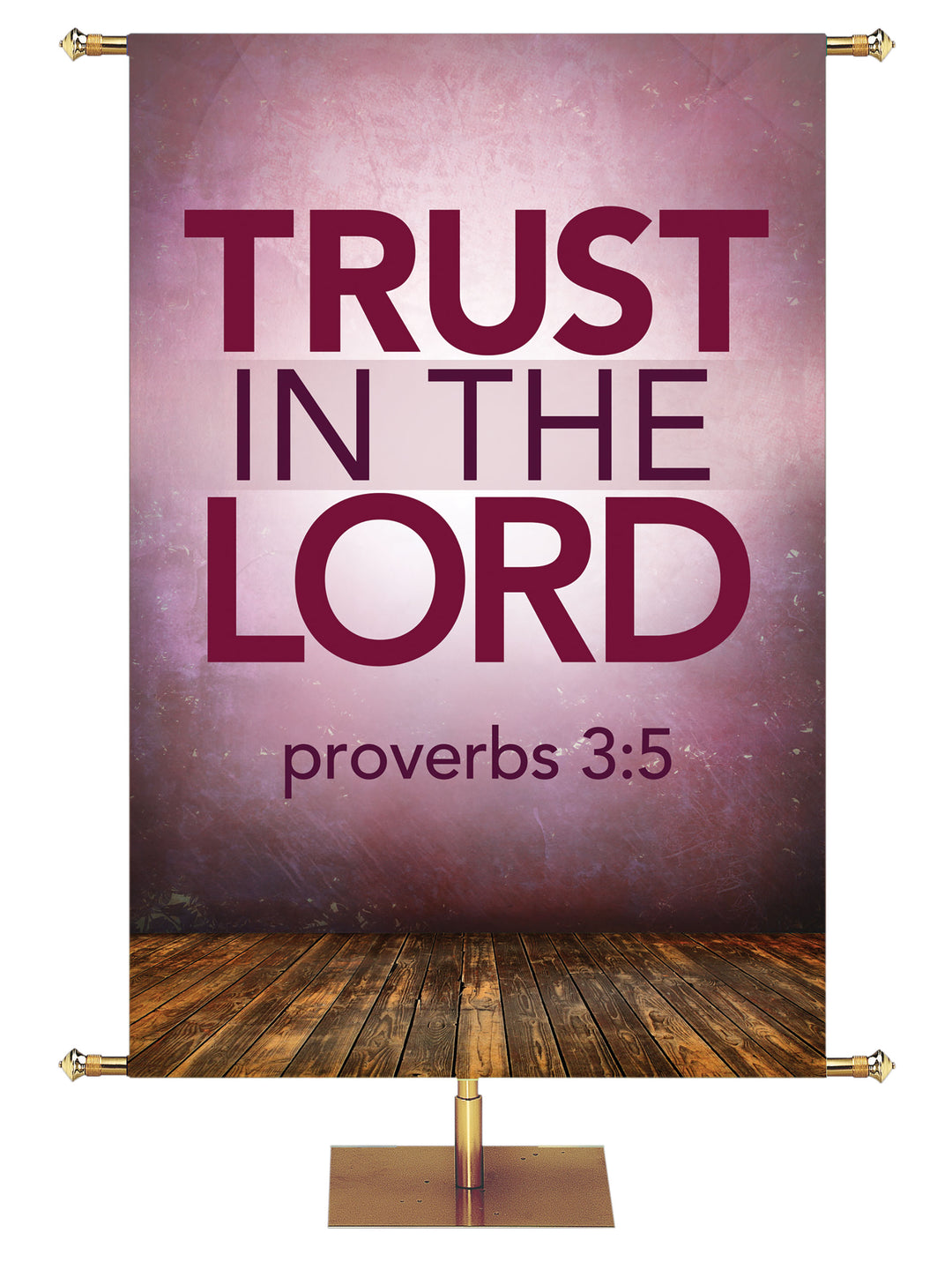 Contemporary Scriptures Trust in The Lord - Year Round Banners - PraiseBanners