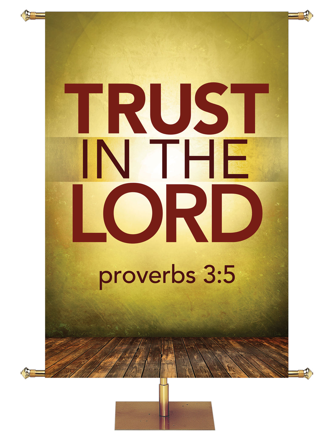 Contemporary Scriptures Trust in The Lord - Year Round Banners - PraiseBanners