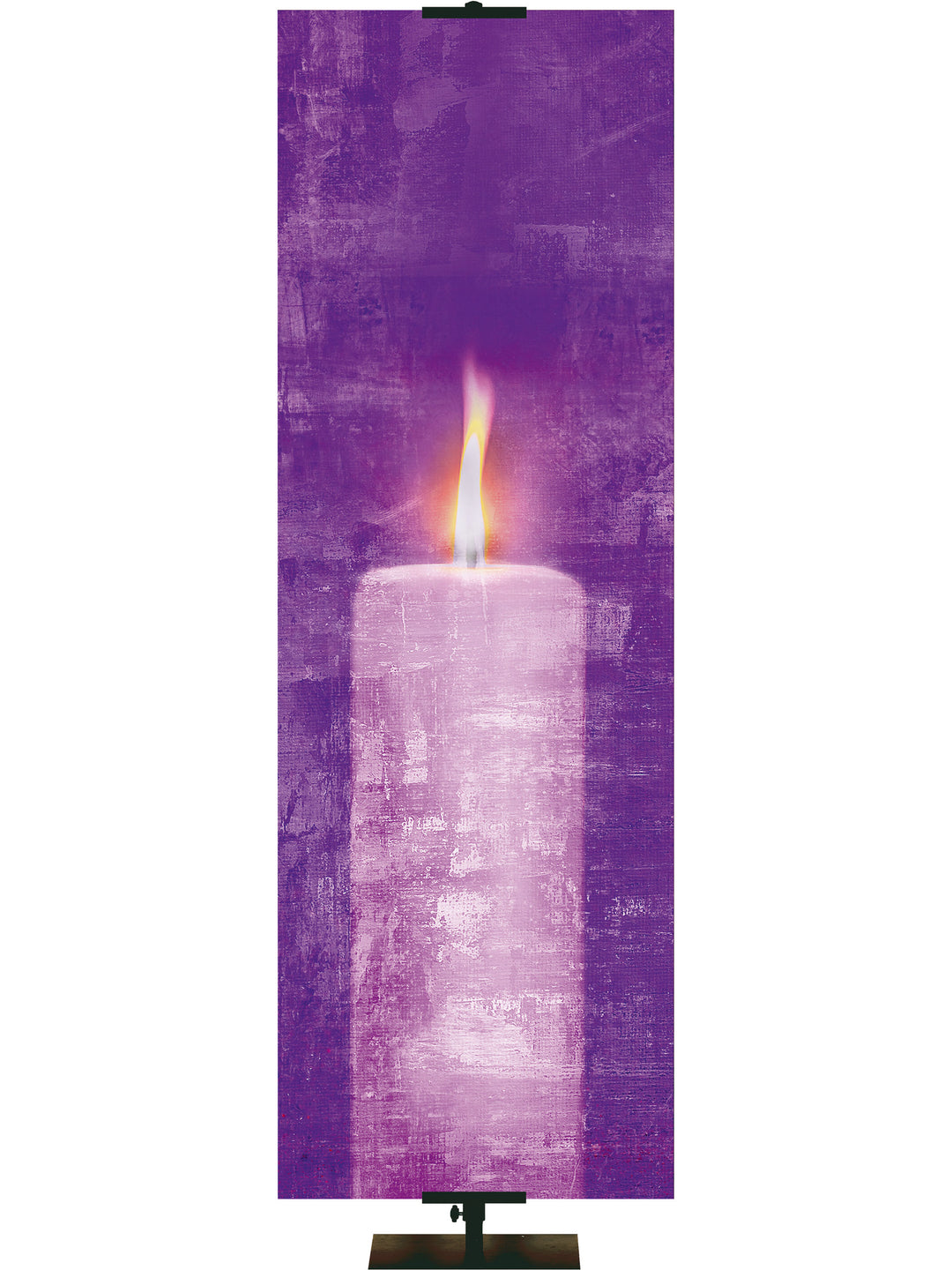 Custom Advent Artistry Candle Banner in 5 Color Options - Custom Advent Banners - PraiseBanners