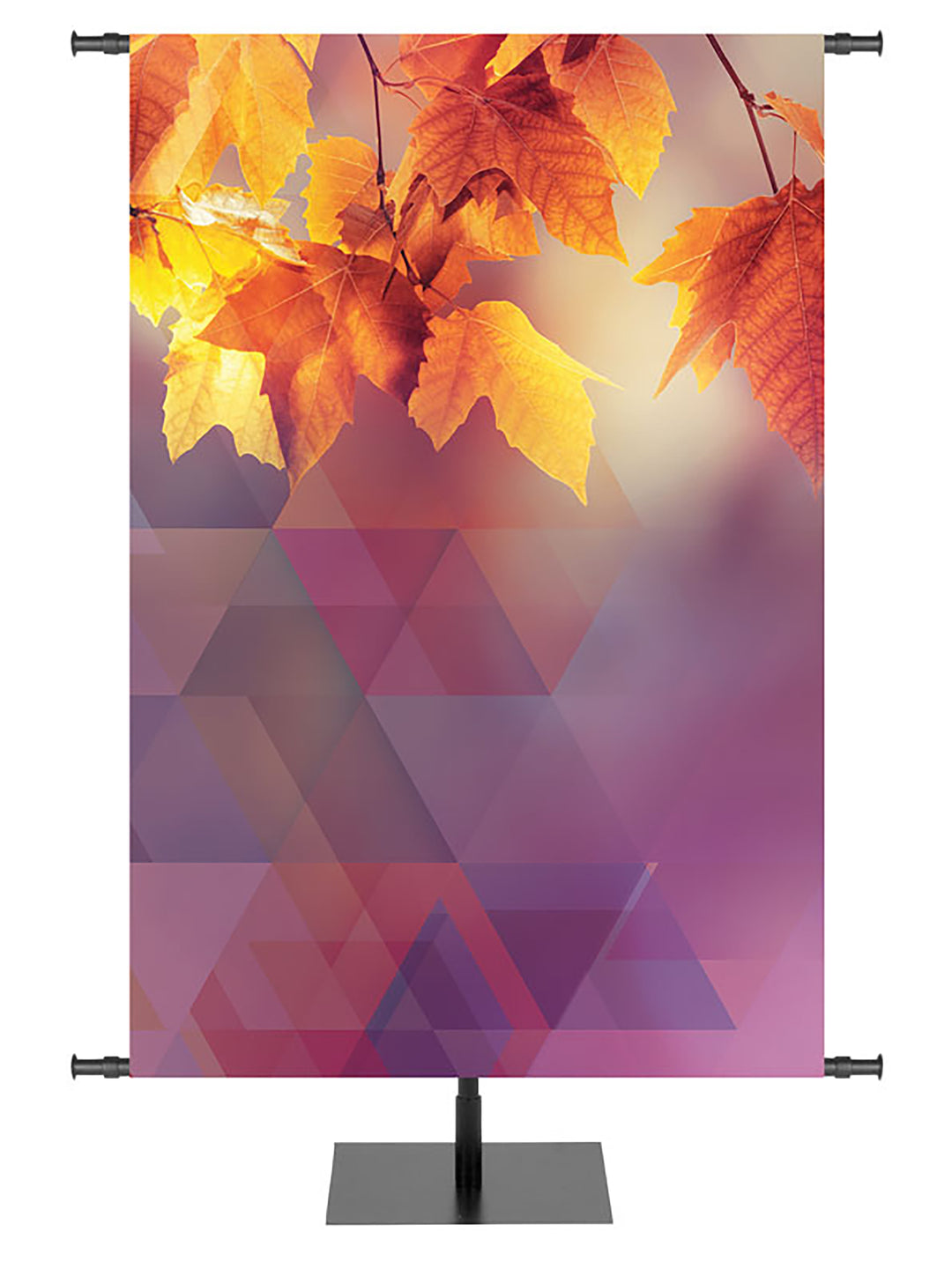 Custom Banner Autumn Prisms His Courts With Praise - Custom Fall Banners - PraiseBanners